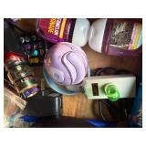 BOX OF MISCELLANEOUS INCLUDES EAR BUDS/ SMOK 7-PRIV3 300W VAPOR- NBR