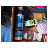 BOX OF MISCELLANEOUS INCLUDES EAR BUDS/ SMOK 7-PRIV3 300W VAPOR- NBR