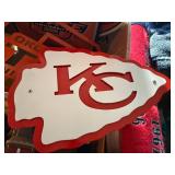 METAL KC CHIEFS SIGN/ OSU SIGN/ MORE- NBR