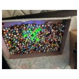FLAT OF MARBLES (12 URANIUM)- SBR