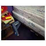 TWIN BED W/ BEDDING- K ST BR