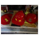 FIRE TRUCK SHELF/ KIDS PLASTIC FIRE SUITS- K ST BR