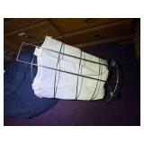 WIRE FRAME LAUNDRY HAMPER W/ LINER- K ST BR