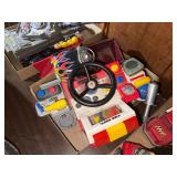 INTERACTIVE FIRE TRUCK BUSY TOY/ HOT ROD CAR TOY- TR