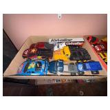 JEFF GORDON CAR/ VALVOLINE SEMI TRUCK & TRAILER/ TRUCK TOYS- TR
