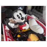 MICKEY MOUSE PHONES/ ALARM CLOCK/ GOOFY PHONE/ PILLOW- TR