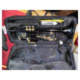 EASTR CK TRUMPET/ MUSIC STAND W/ SHEET MUSIC- TR