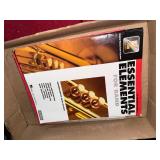 EASTR CK TRUMPET/ MUSIC STAND W/ SHEET MUSIC- TR