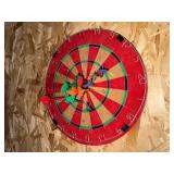 DART BOARD W/ DARTS- TR