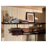 SHELVES OF PICTURE FRAMES X 2- FR