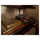 SHELVES OF PICTURE FRAMES X 2- FR