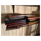 SHELVES OF PICTURE FRAMES X 2- FR