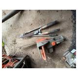 REMINGTON 12amp 16" ELECTRIC CHAIN SAW/ 3 HAND TRIMMERS- WB