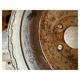 SMALL WHEEL & TIRES X 2- WB