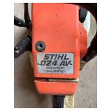 STIHL 024AV CHAIN SAW W/ ELECTRIC START- WB