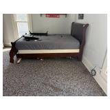 Queen Size bed, mattress, foot board needs repaired