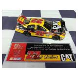 (UNUSED) Ward Burton #22 CAT Limited Edition Silver Chrome 1:24 NASCAR Racing Champions Diecast Car