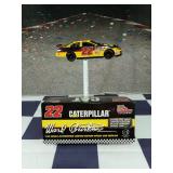 (UNUSED) Ward Burton #22 CAT Limited Edition Silver Chrome 1:24 NASCAR Racing Champions Diecast Car