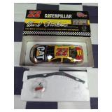 (UNUSED) Ward Burton #22 CAT Limited Edition Silver Chrome 1:24 NASCAR Racing Champions Diecast Car