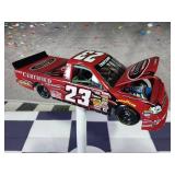 (UNUSED) Johnny Benson #23 Toyota Tundra NASCAR  Certified Race Truck Diecast 1:24 Model