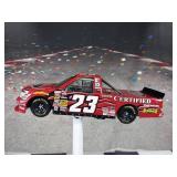 (UNUSED) Johnny Benson #23 Toyota Tundra NASCAR  Certified Race Truck Diecast 1:24 Model