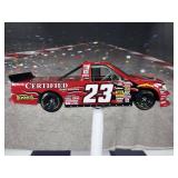 (UNUSED) Johnny Benson #23 Toyota Tundra NASCAR  Certified Race Truck Diecast 1:24 Model