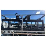 Unused 72â Fork Grapple (for grass). Hydraulic Powered For Skid Steer.