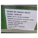 Industrial Galvanized Storage Shelter Frame Kit