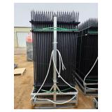 Industrial Steel Security Fence Panels with Spikes
