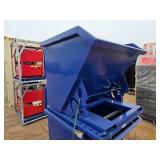 Unused Dumping Hopper with Fork Slots