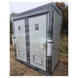 Unused Double Toilet, US Standard