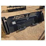 Unused 2025 84\" 4-in-1 Multi-Purpose Skid Steer Bucket Attachment