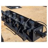 JCT 2025 Skid Steer Tiller Attachment 72\"