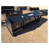 unused JCT 2025 Heavy-Duty Skid Steer Snow Pusher Attachment 96\"