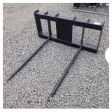 Heavy-Duty Skid Steer Bale Spear Attachment