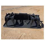 Unused 2025 JCT Heavy Duty Skid Steer Grapple Bucket 84\"