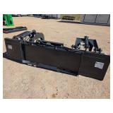 Unused 2025 JCT Heavy Duty Skid Steer Grapple Bucket 84\"