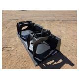 Unused 2025 JCT Heavy Duty Skid Steer Grapple Bucket 84\"
