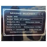 GIYI M48 Skid Steer Mixing Bucket