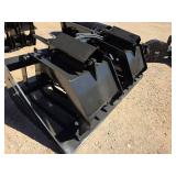 72-inch Skid Steer Hollow Wood Grabber Attachment
