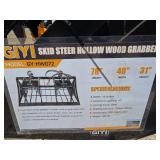 72-inch Skid Steer Hollow Wood Grabber Attachment