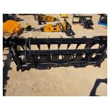 GIYI 72-inch Skid Steer Curved Wood Grabber