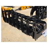 GIYI 72-inch Skid Steer Curved Wood Grabber