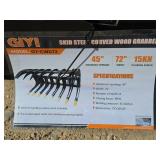 GIYI 72-inch Skid Steer Curved Wood Grabber