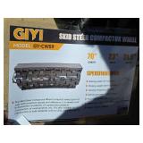 GIYI CW59 Skid Steer Compaction Wheel Attachment