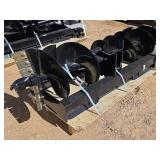 MIVA Heavy Duty Skid Steer Auger Assembly with 8/12/16 Auger Rods