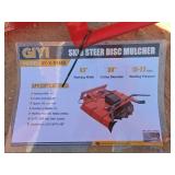 GIYI Skid Steer Disc Mulcher X-DM43