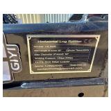 GIYI Skid Steer Horizontal Log Splitter HLS25