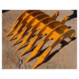 Heavy Duty Excavator CAT305 Excavator Rake 32\" w/ Teeth