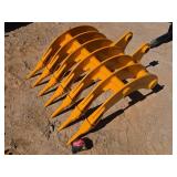 Heavy Duty Excavator CAT305 Excavator Rake 32\" w/ Teeth